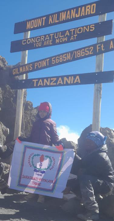 Grihita Vichare Treks to Kilimanjaro Peak (2023-24)