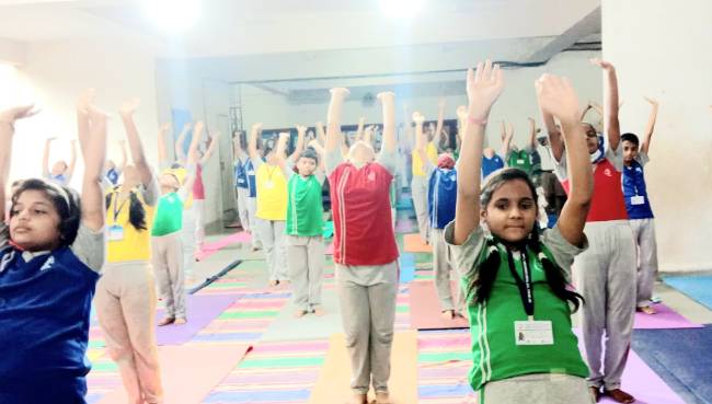 International Yoga Day 2022 | Schools in GB Road Thane