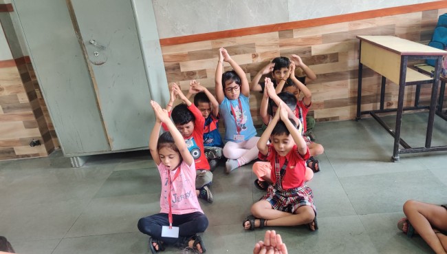 Pre Primary International Yoga Day (2023-2024) | Schools in GB Road Thane