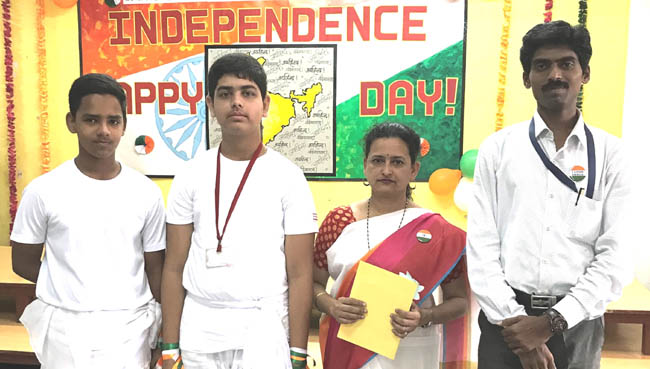 Independence Day 2018 at S.V.P.T's Gb Road Thane