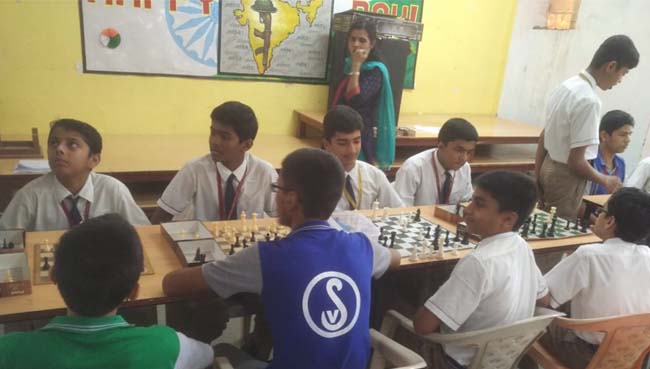 Chess Competition at S.V.P.T's Ghodbunder Road Thane