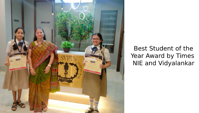 Best Student of the Year Award 2022-23 | Schools in GB Road Thane