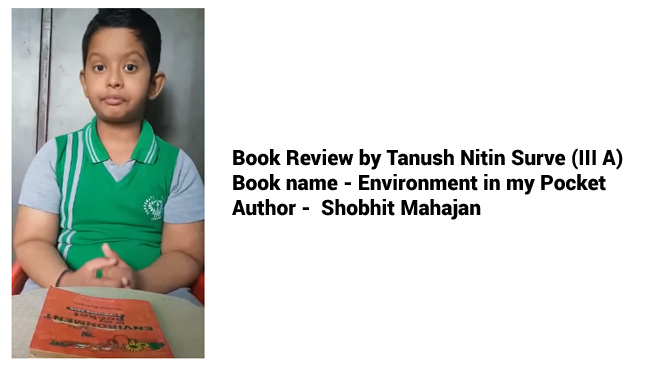 Book Review by Tanush Nitin Surve (III A) | Schools in GB Road Thane
