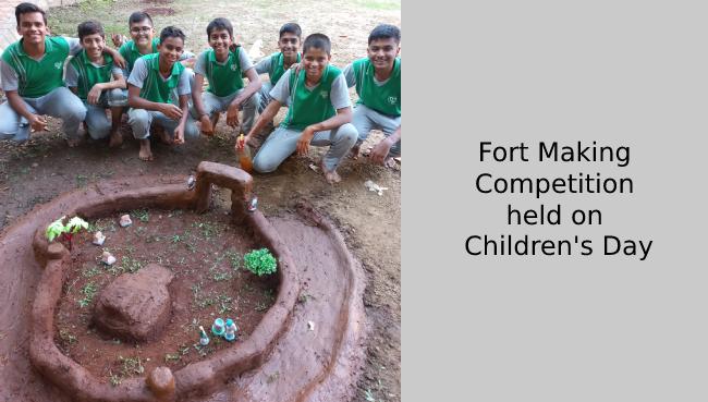 Fort Making Competition held on Children's Day (14.11. 2022) | Schools in GB Road Thane