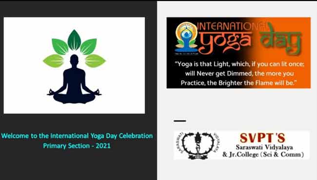 Primary  International Yoga Day | Schools in GB Road Thane