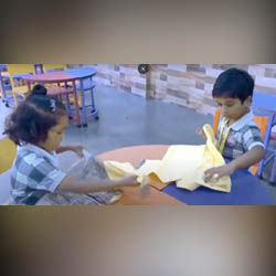 Cloth folding Video 2025