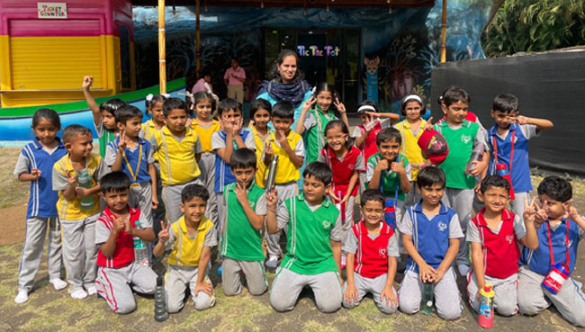 School Picnic grade 1 and 2 -Tic Tac Tot (Game zone Essel world) & Bird park year 2024