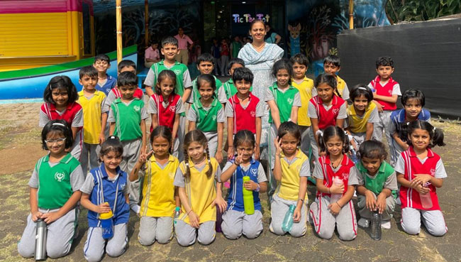 School Picnic grade 1 and 2 -Tic Tac Tot (Game zone Essel world) & Bird park year 2024