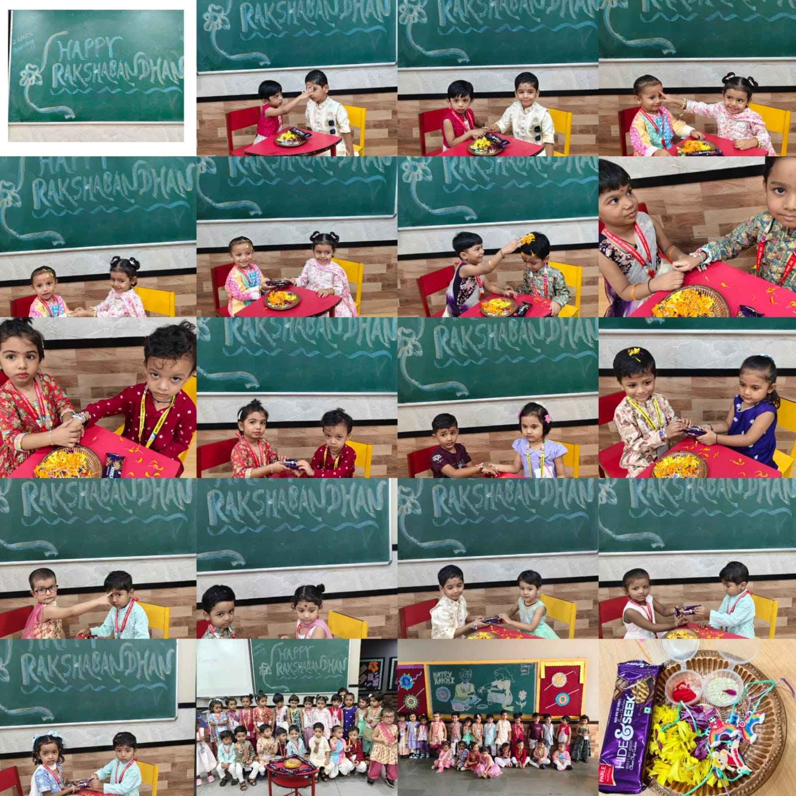 Rakshabandhan Celebration - Nursery, Jr. KG, and Sr. KG
