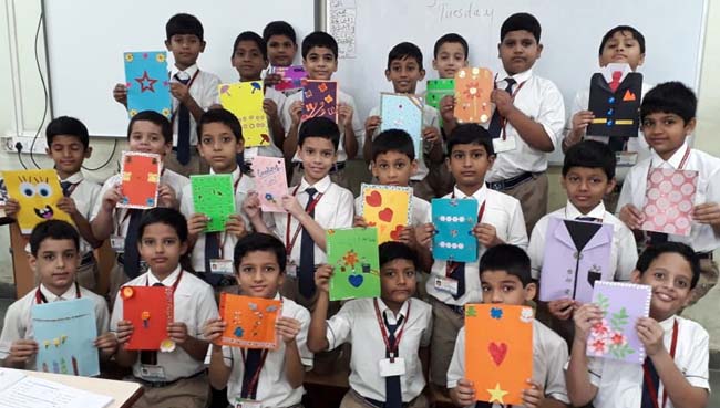 Greeting Cards Competition at S.V.P.T's Ghodbunder Road Thane