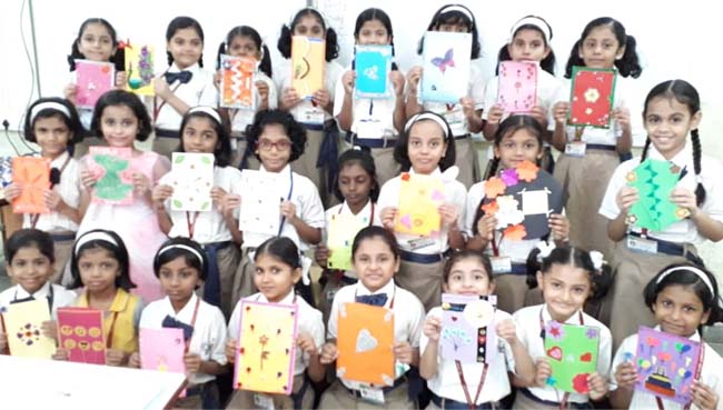 Greeting Cards Competition at S.V.P.T's Ghodbunder Road Thane