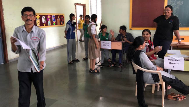 School Elections 2018 at S.V.P.T's Ghodbunder Road Thane