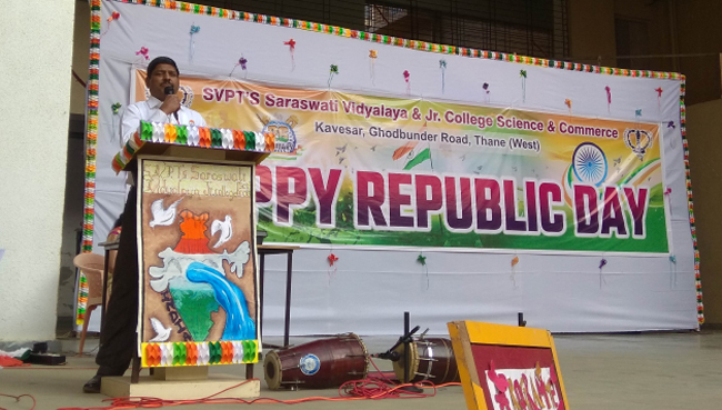 70th Republic Day at S.V.P.T's Ghodbunder Road Thane